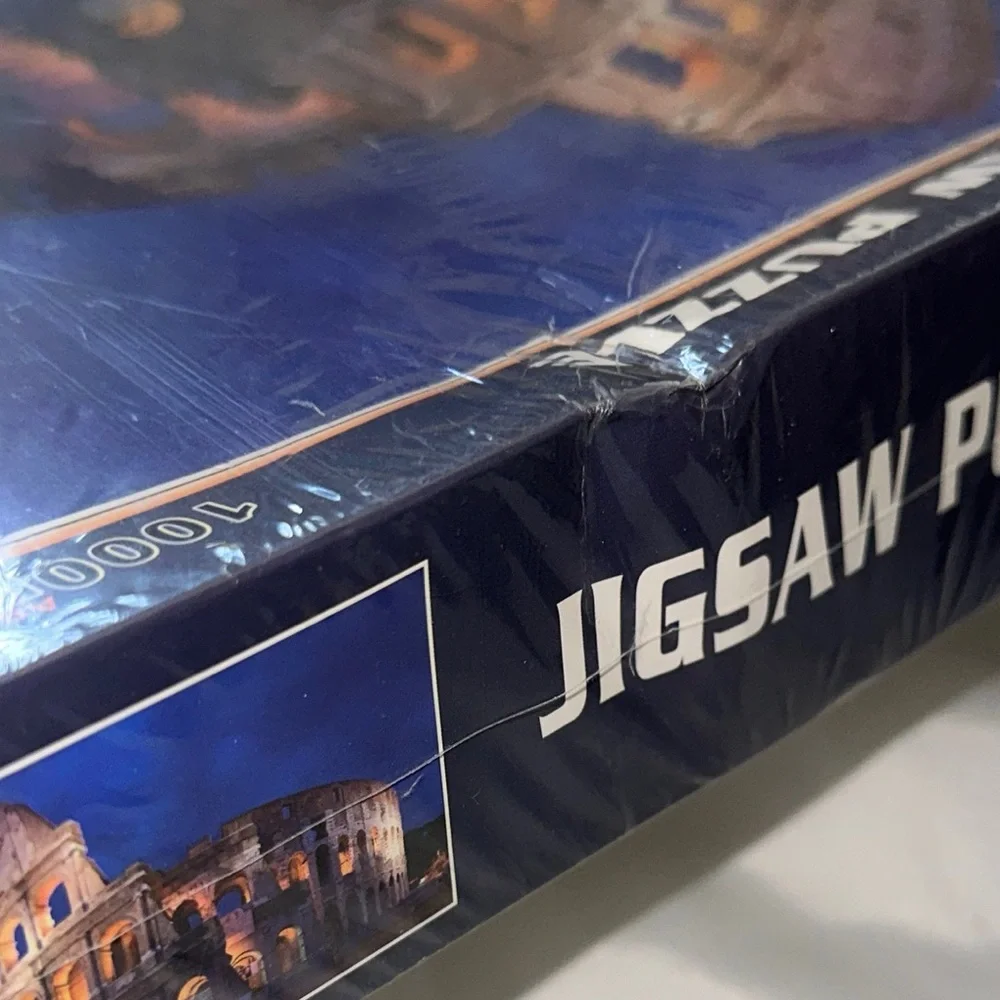 Colosseum 1000-Piece Jigsaw Puzzle Rome Travel Landmark New Sealed in Dented Box